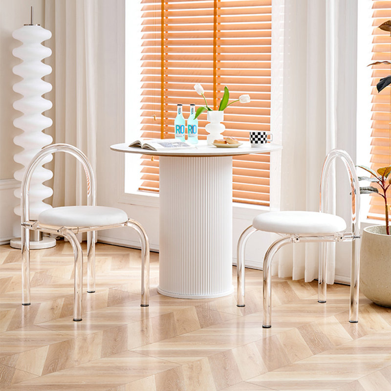 Orren Ellis Acrylic Vanity Chair Wayfair